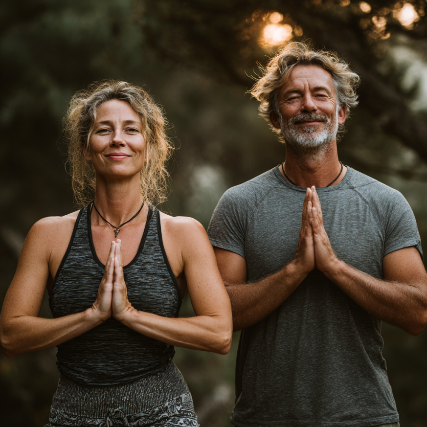 Людина виконує вправи для здоров'я суглобів